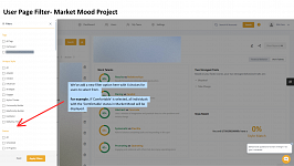 An option to filter users based on Market Mood.